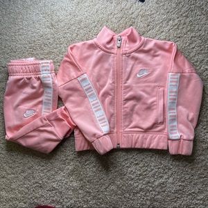 Nike Pink Tracksuit Set 12M